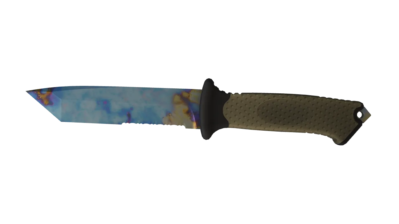 Ursus Knife | Case Hardened seed #371, front