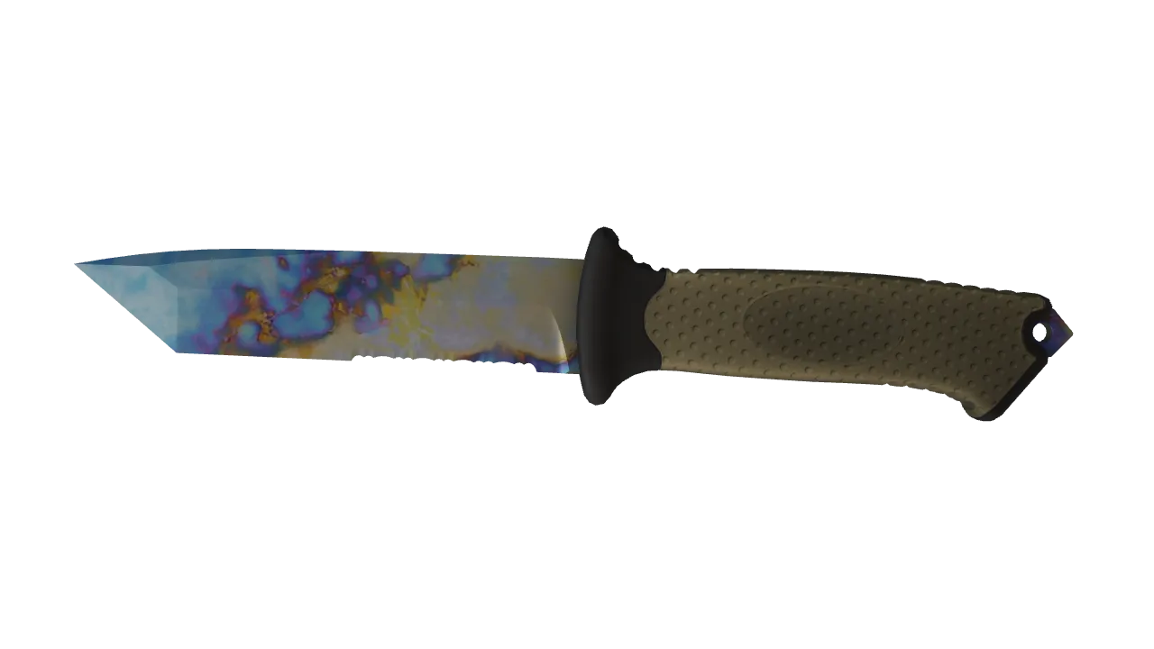 Ursus Knife | Case Hardened seed #375, front