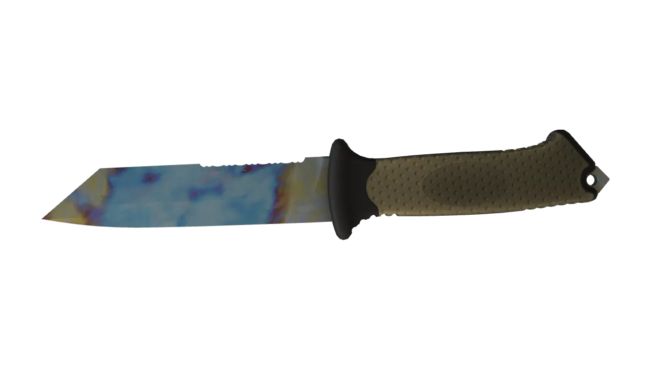 Ursus Knife | Case Hardened seed #38, back
