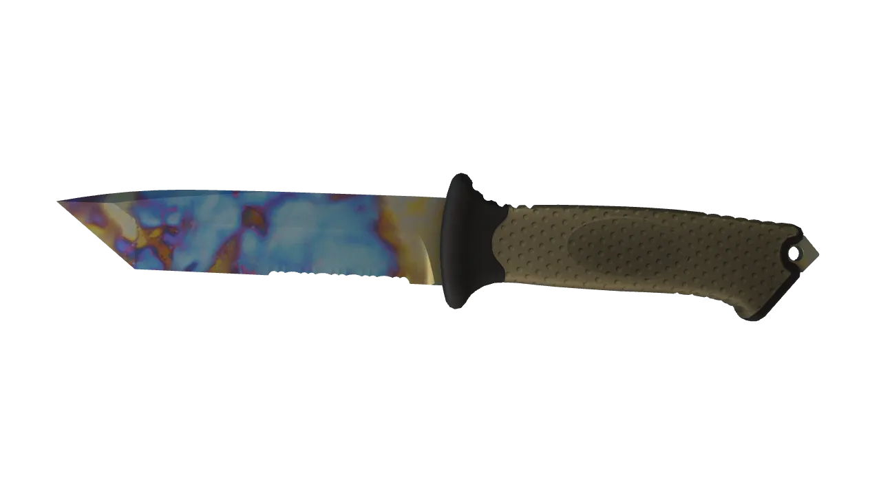 Ursus Knife | Case Hardened seed #38, front