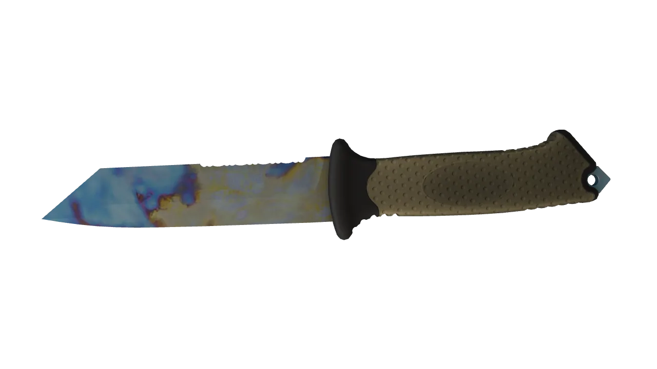 Ursus Knife | Case Hardened seed #381, back