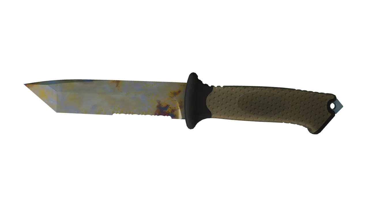 Ursus Knife | Case Hardened seed #381, front
