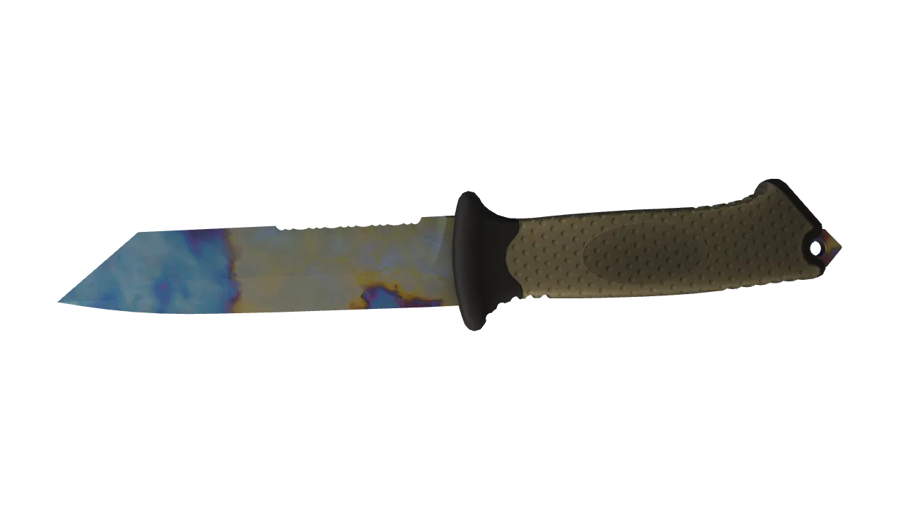 Ursus Knife | Case Hardened seed #387, back