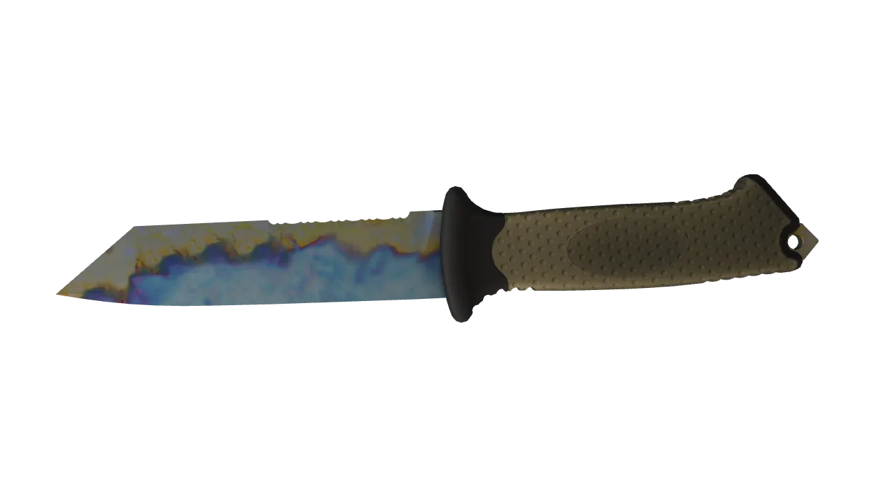 Ursus Knife | Case Hardened seed #398, back