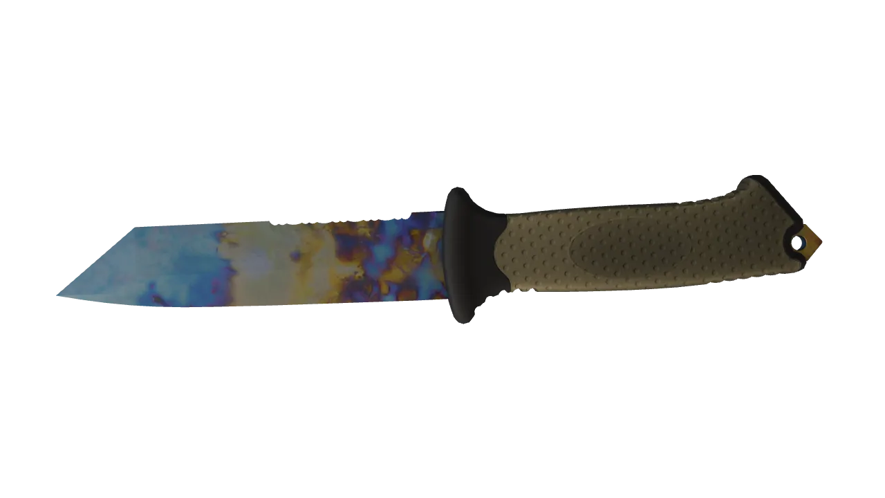 Ursus Knife | Case Hardened seed #4, back