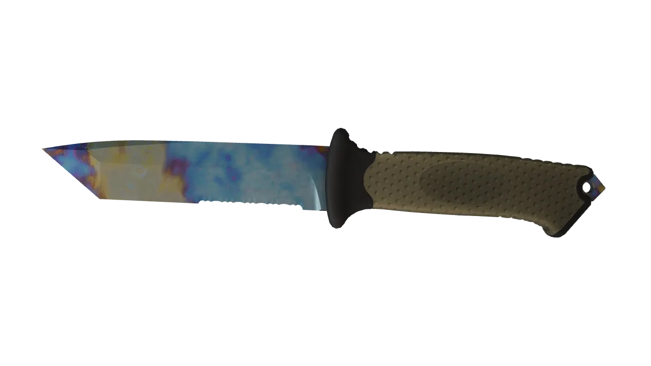 Ursus Knife | Case Hardened seed #414, front