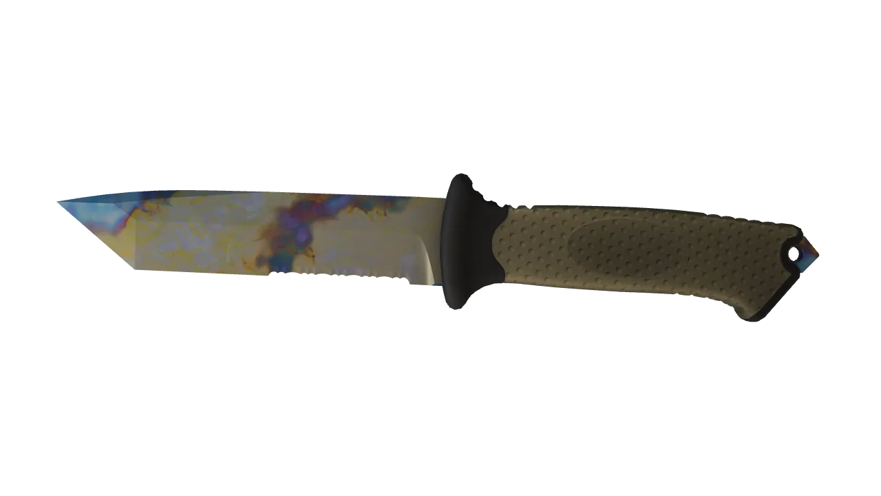 Ursus Knife | Case Hardened seed #429, front