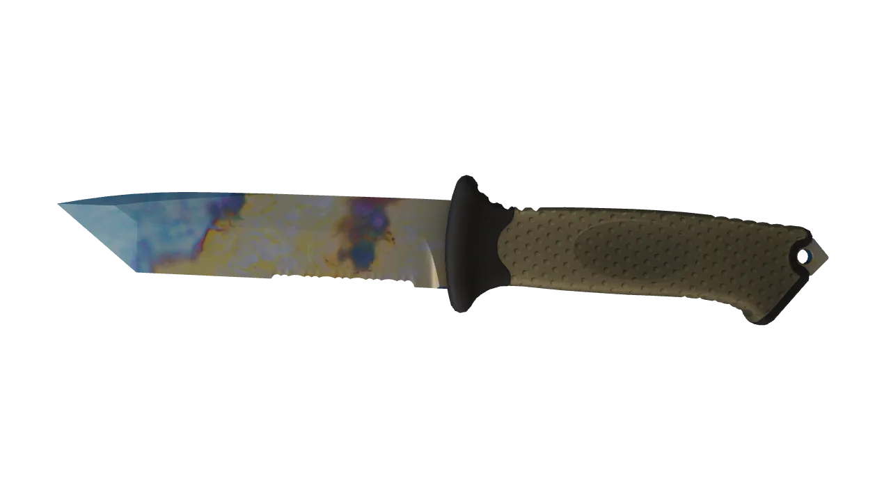 Ursus Knife | Case Hardened seed #442, front