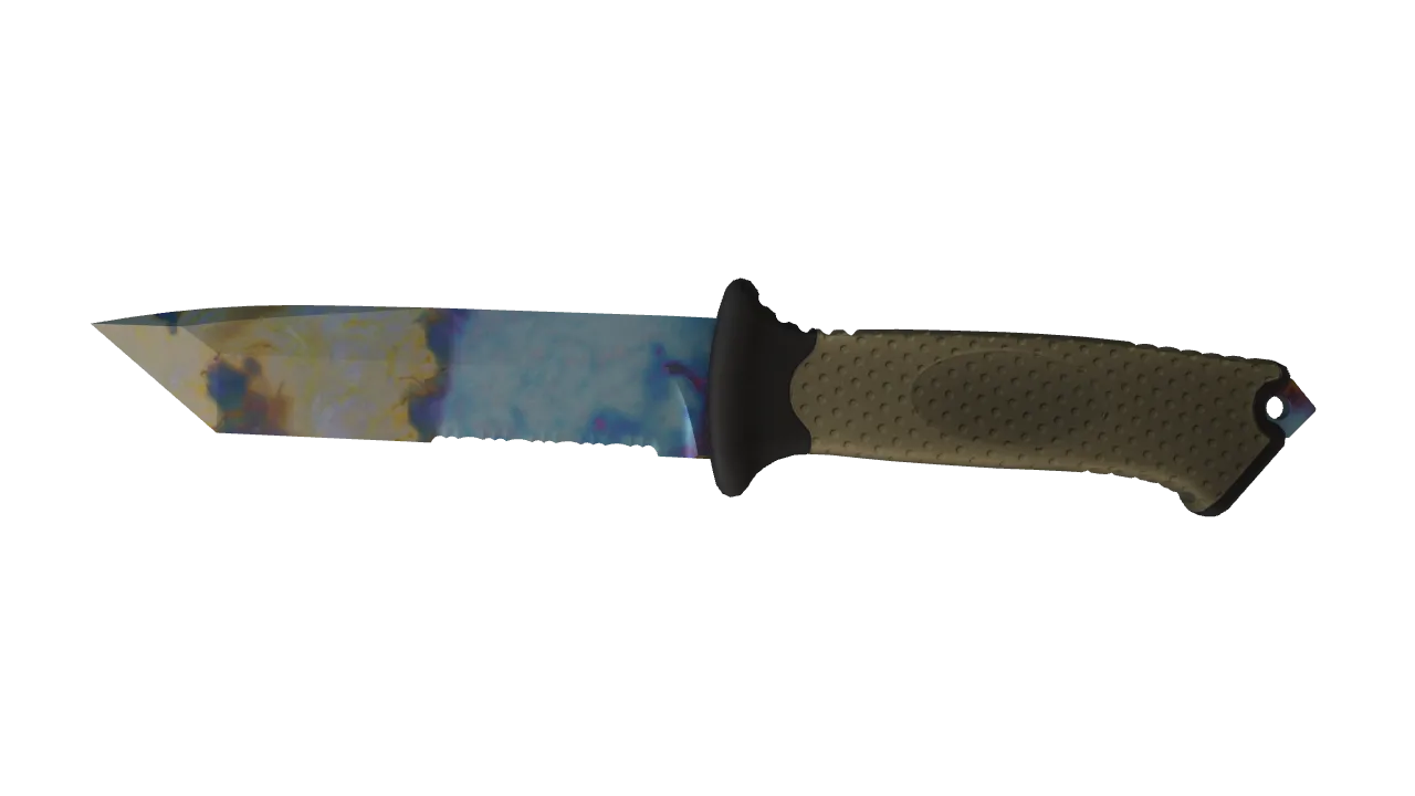 Ursus Knife | Case Hardened seed #445, front