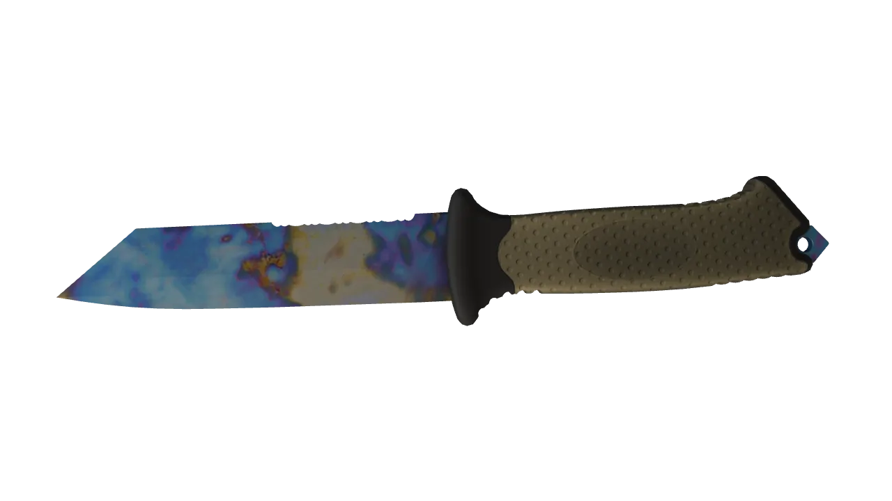 Ursus Knife | Case Hardened seed #453, back