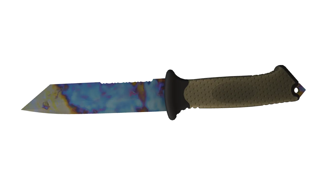 Ursus Knife | Case Hardened seed #457, back