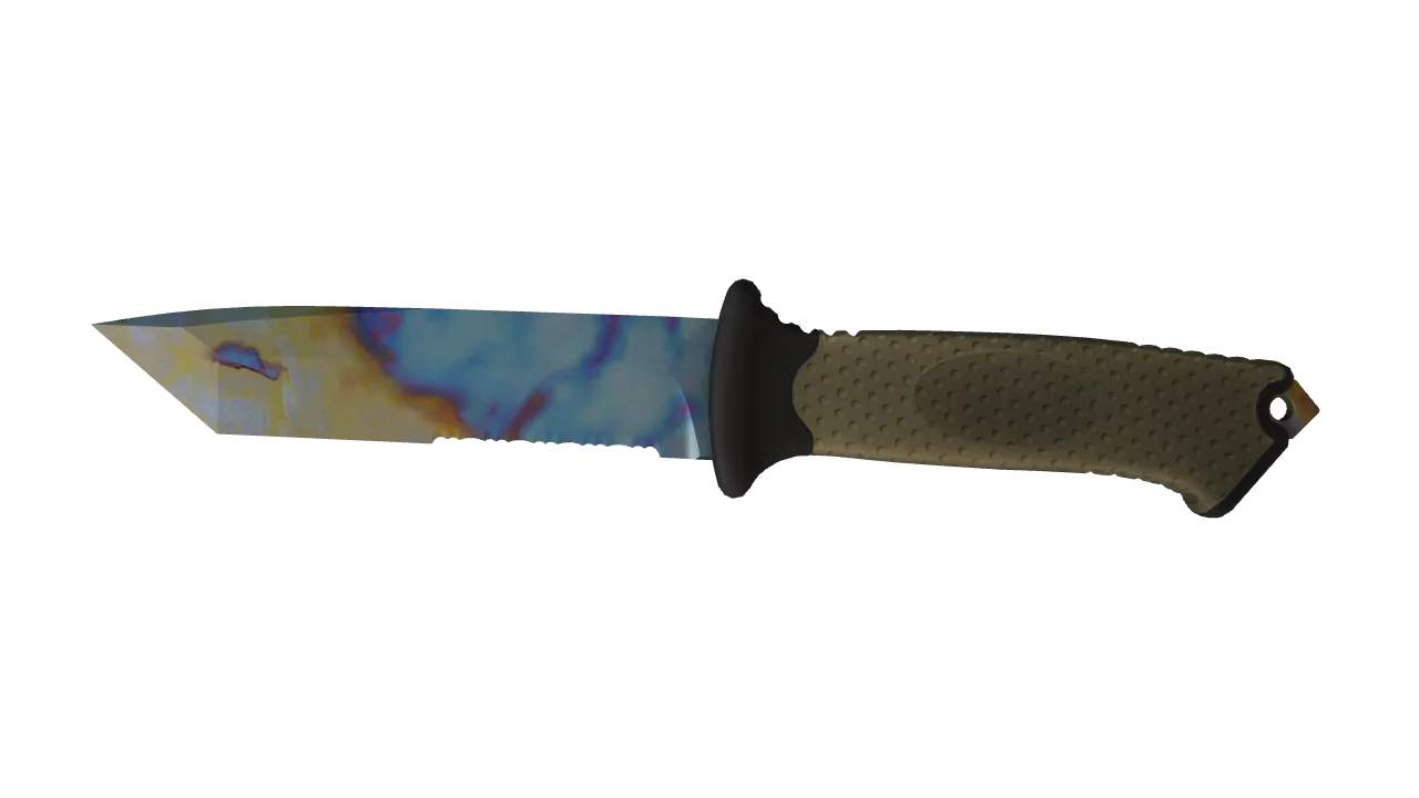 Ursus Knife | Case Hardened seed #457, front