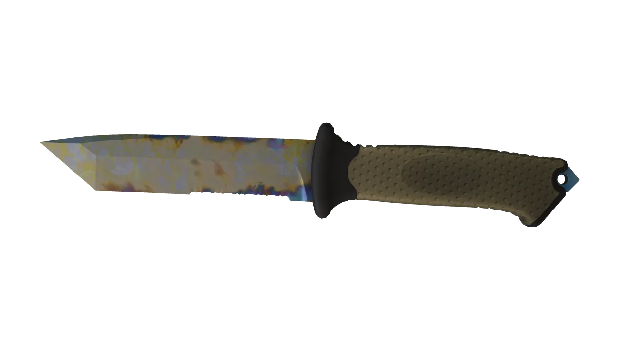 Ursus Knife | Case Hardened seed #468, front
