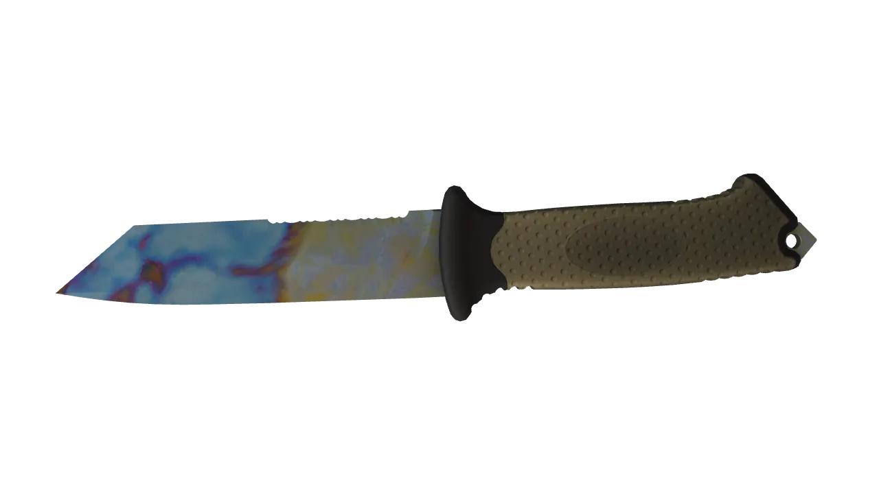 Ursus Knife | Case Hardened seed #470, back