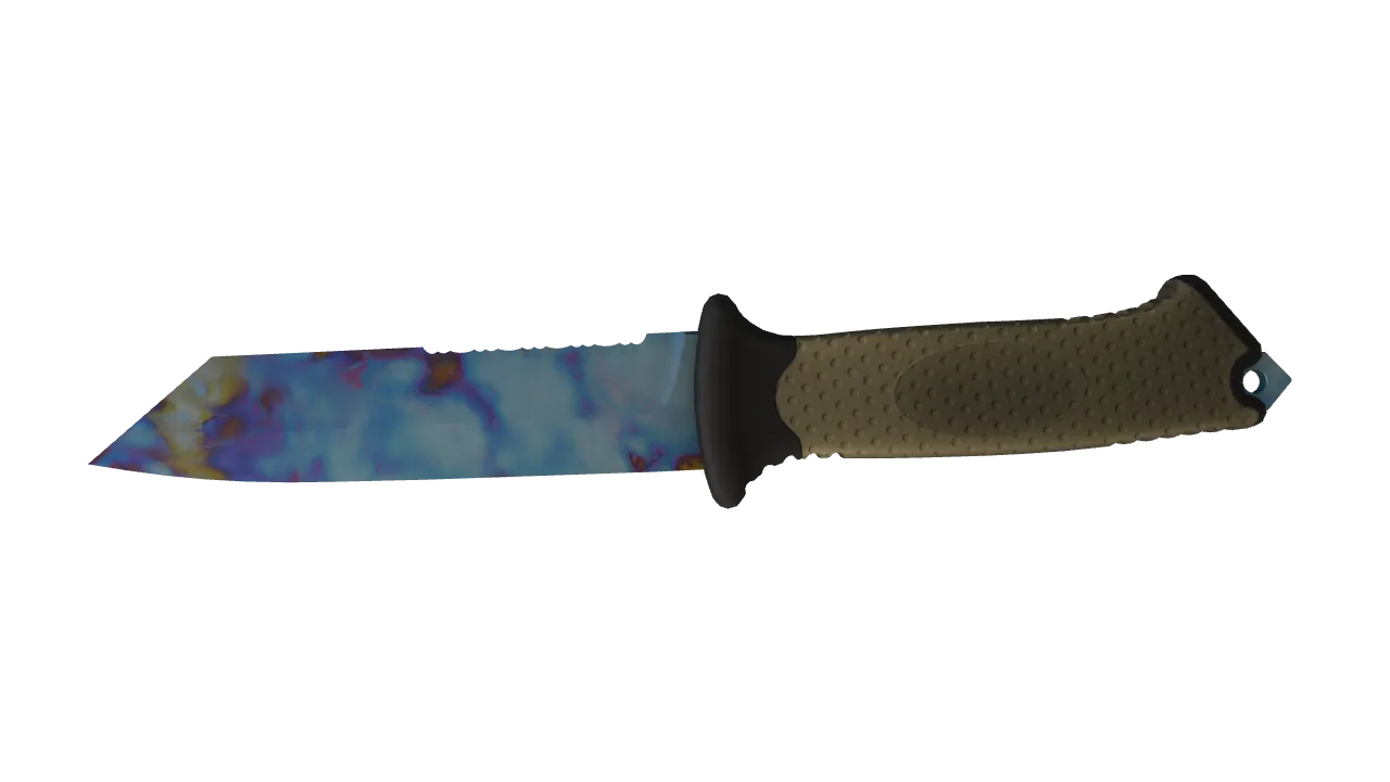 Ursus Knife | Case Hardened seed #488, back