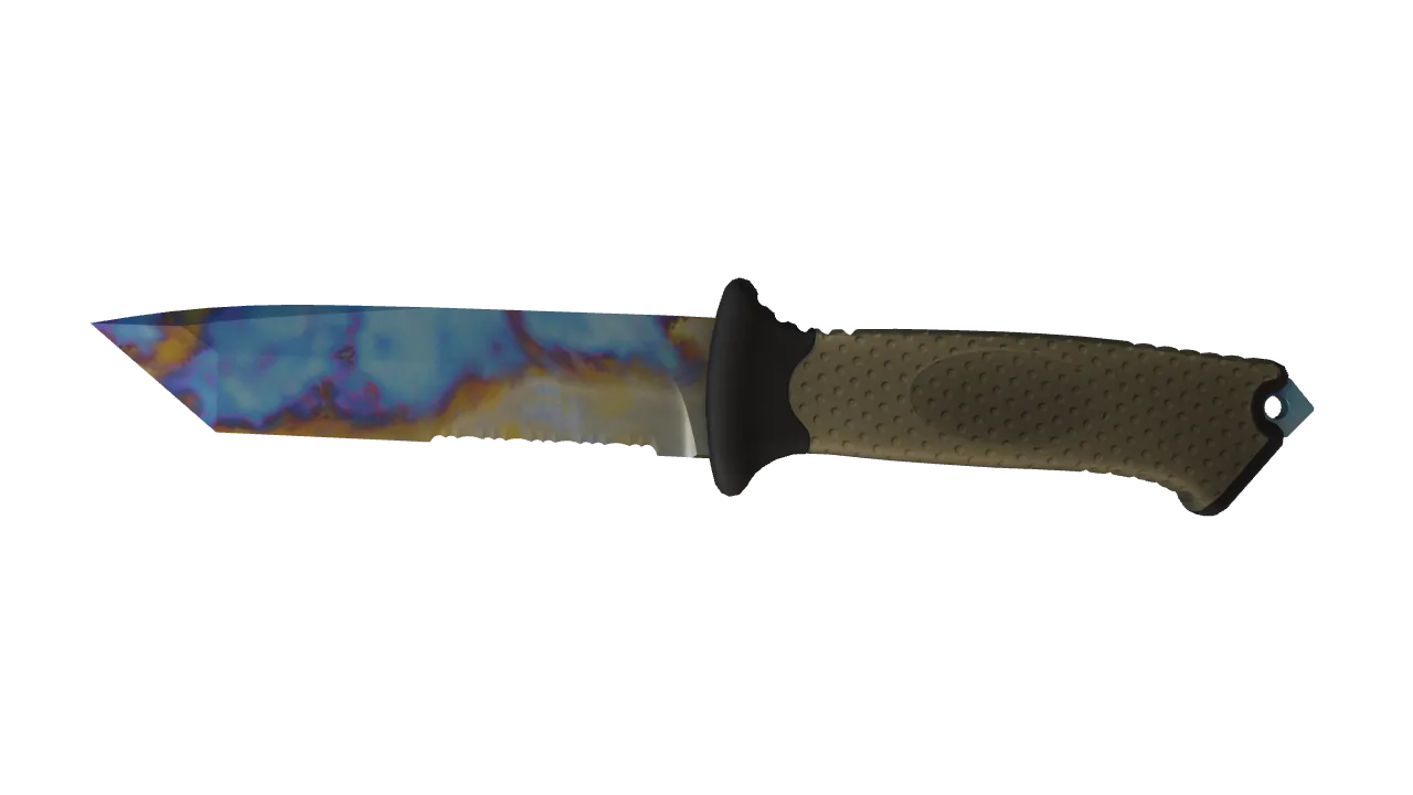 Ursus Knife | Case Hardened seed #488, front