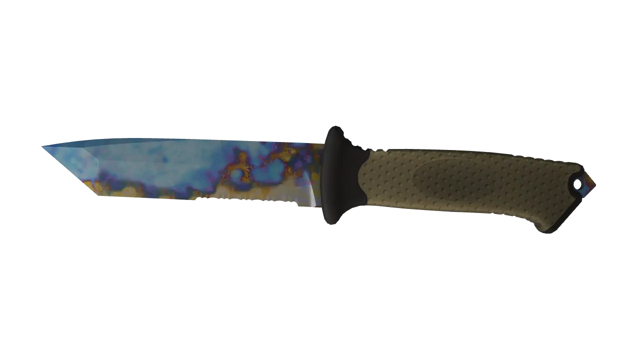 Ursus Knife | Case Hardened seed #494, front