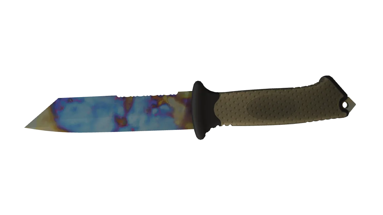 Ursus Knife | Case Hardened seed #499, back