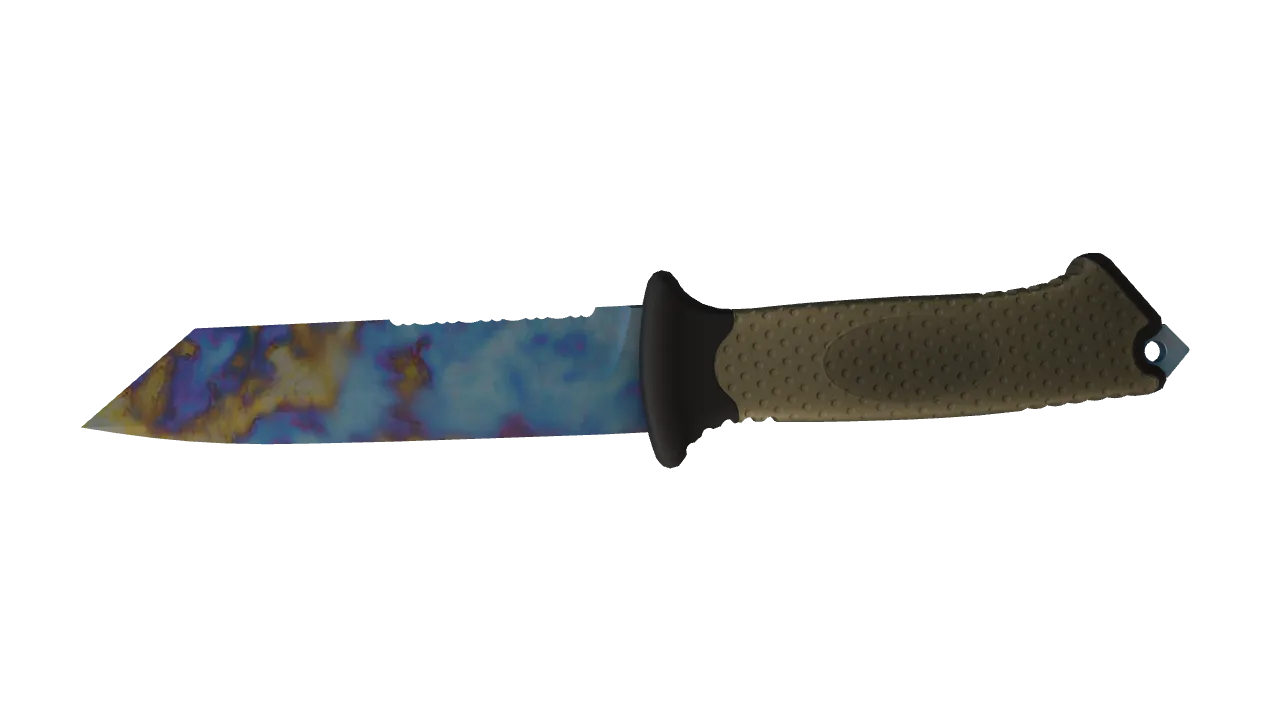 Ursus Knife | Case Hardened seed #505, back