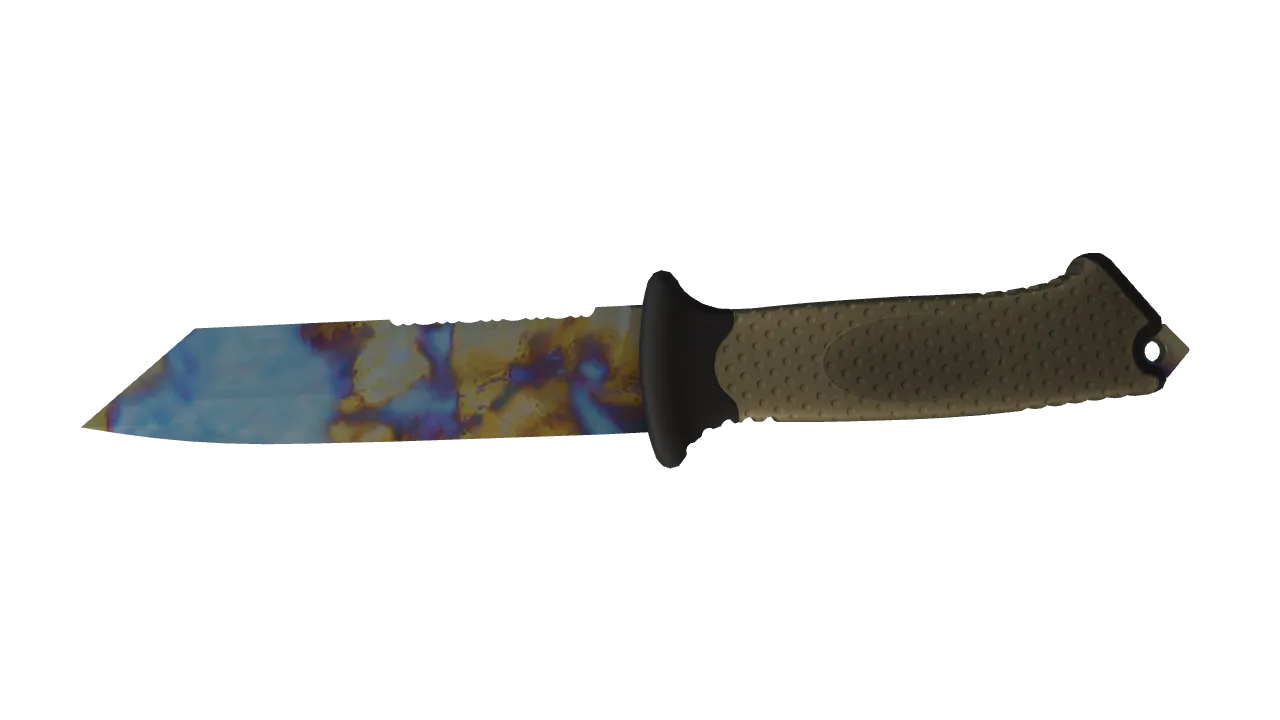 Ursus Knife | Case Hardened seed #507, back