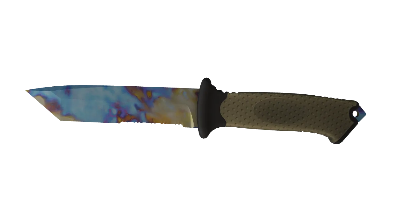 Ursus Knife | Case Hardened seed #510, front
