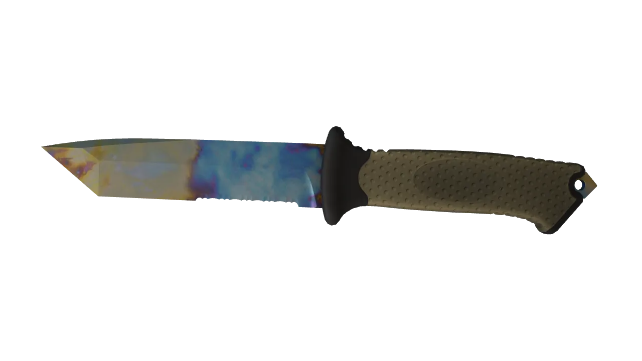Ursus Knife | Case Hardened seed #513, front