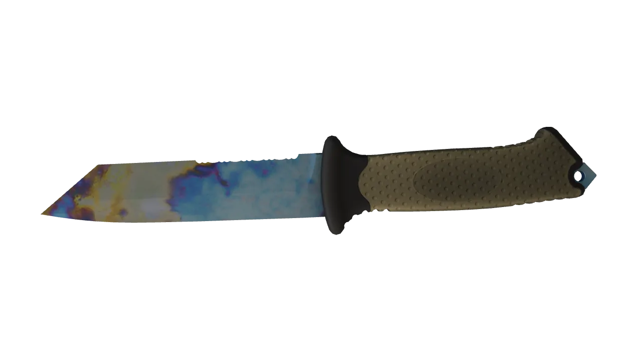 Ursus Knife | Case Hardened seed #528, back