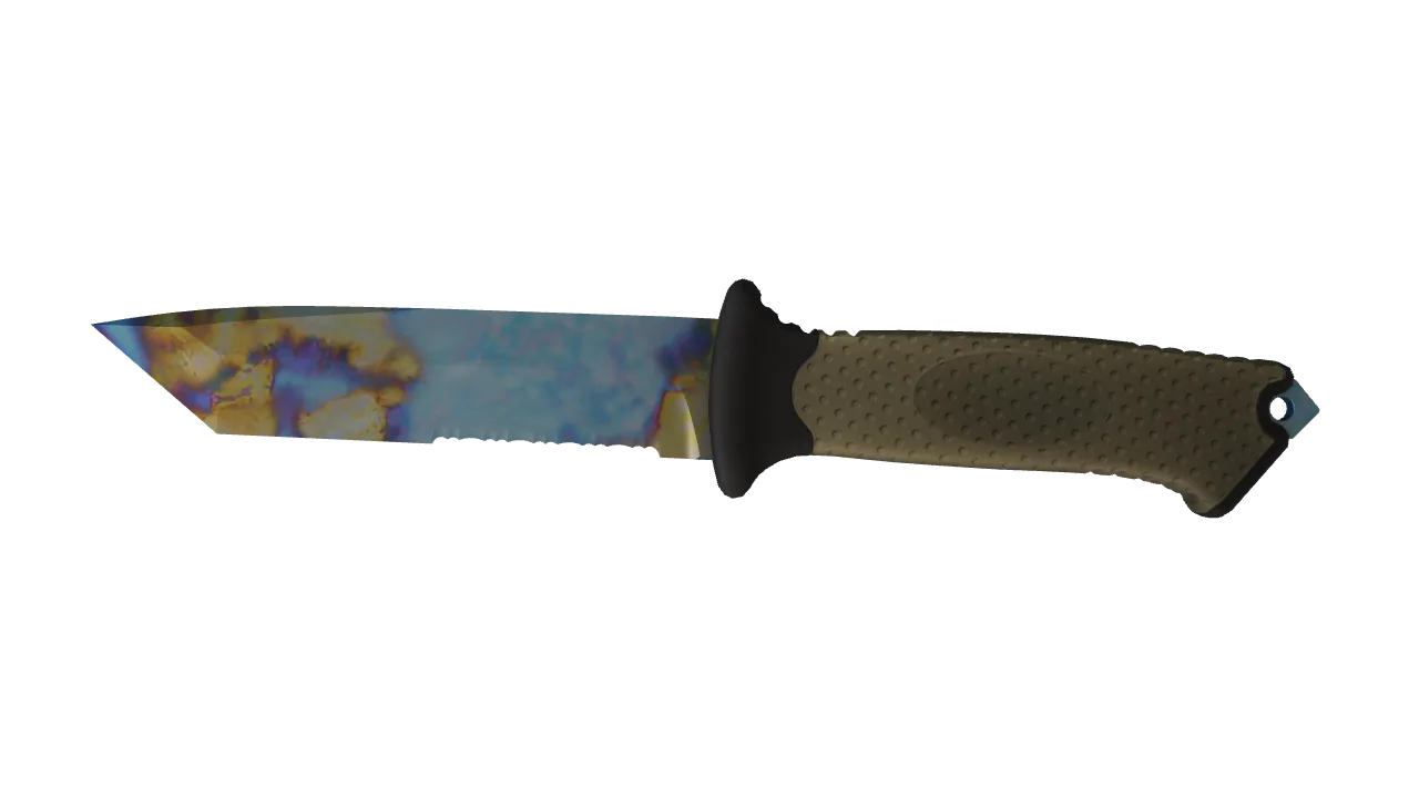 Ursus Knife | Case Hardened seed #528, front