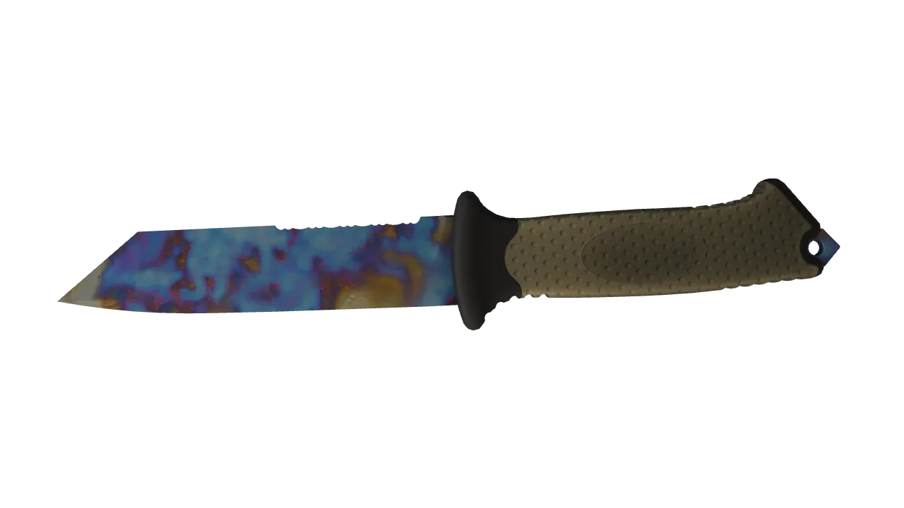 Ursus Knife | Case Hardened seed #53, back