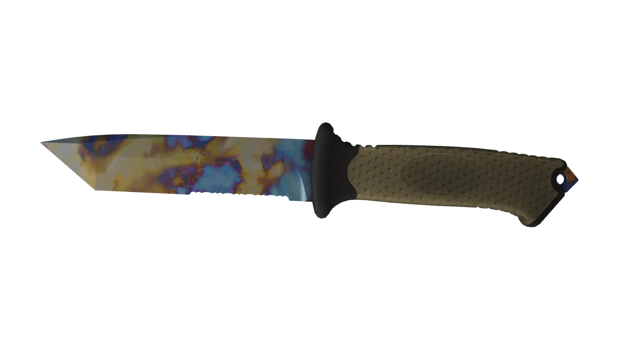 Ursus Knife | Case Hardened seed #53, front