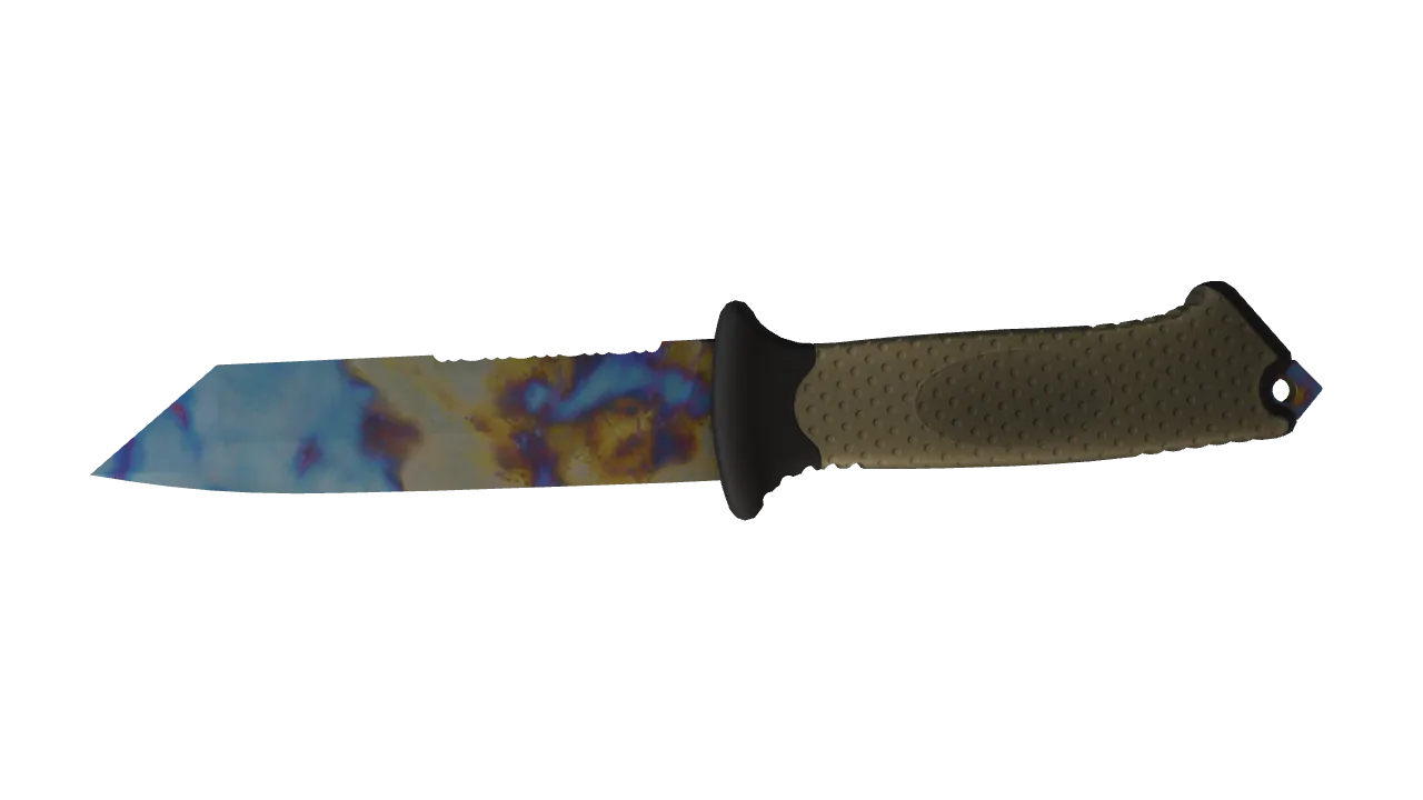 Ursus Knife | Case Hardened seed #541, back
