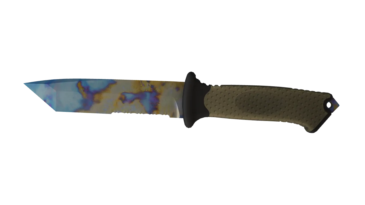 Ursus Knife | Case Hardened seed #541, front