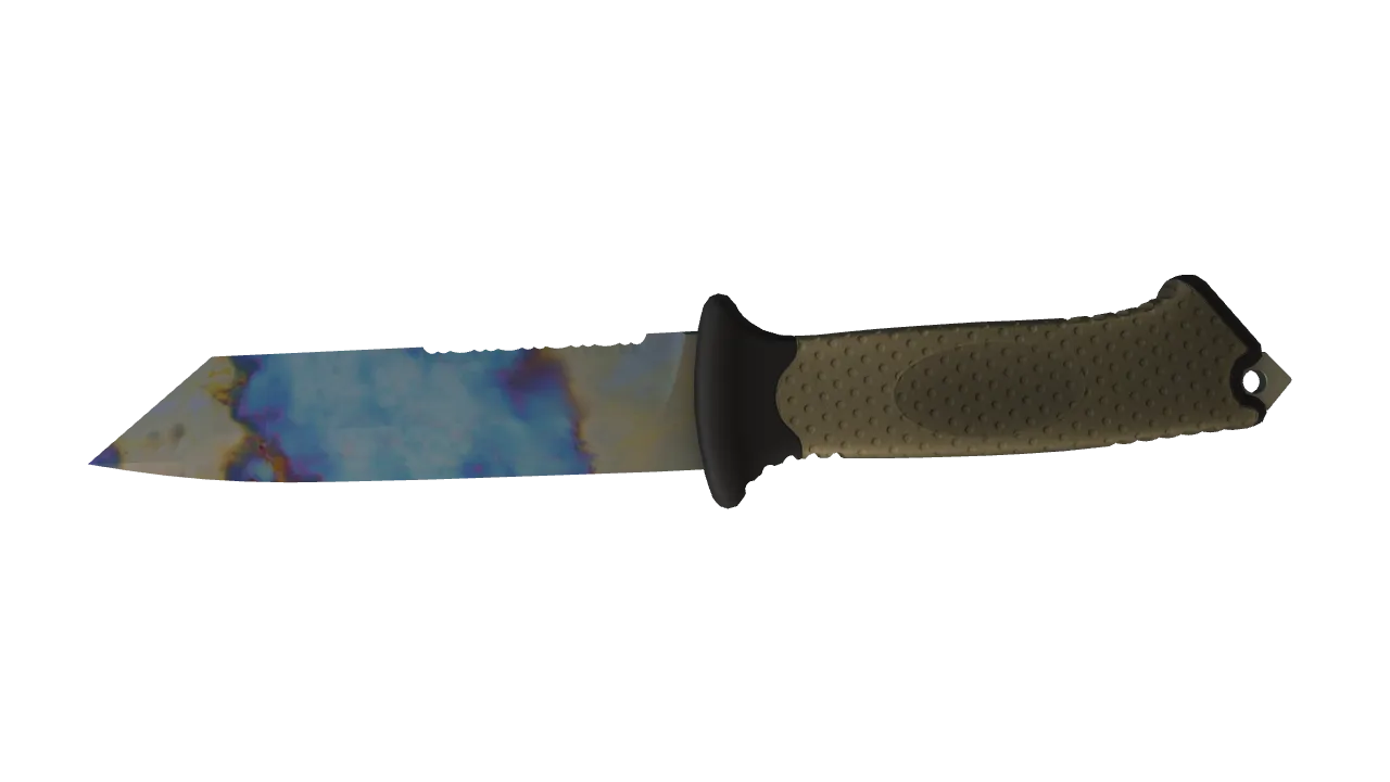 Ursus Knife | Case Hardened seed #547, back