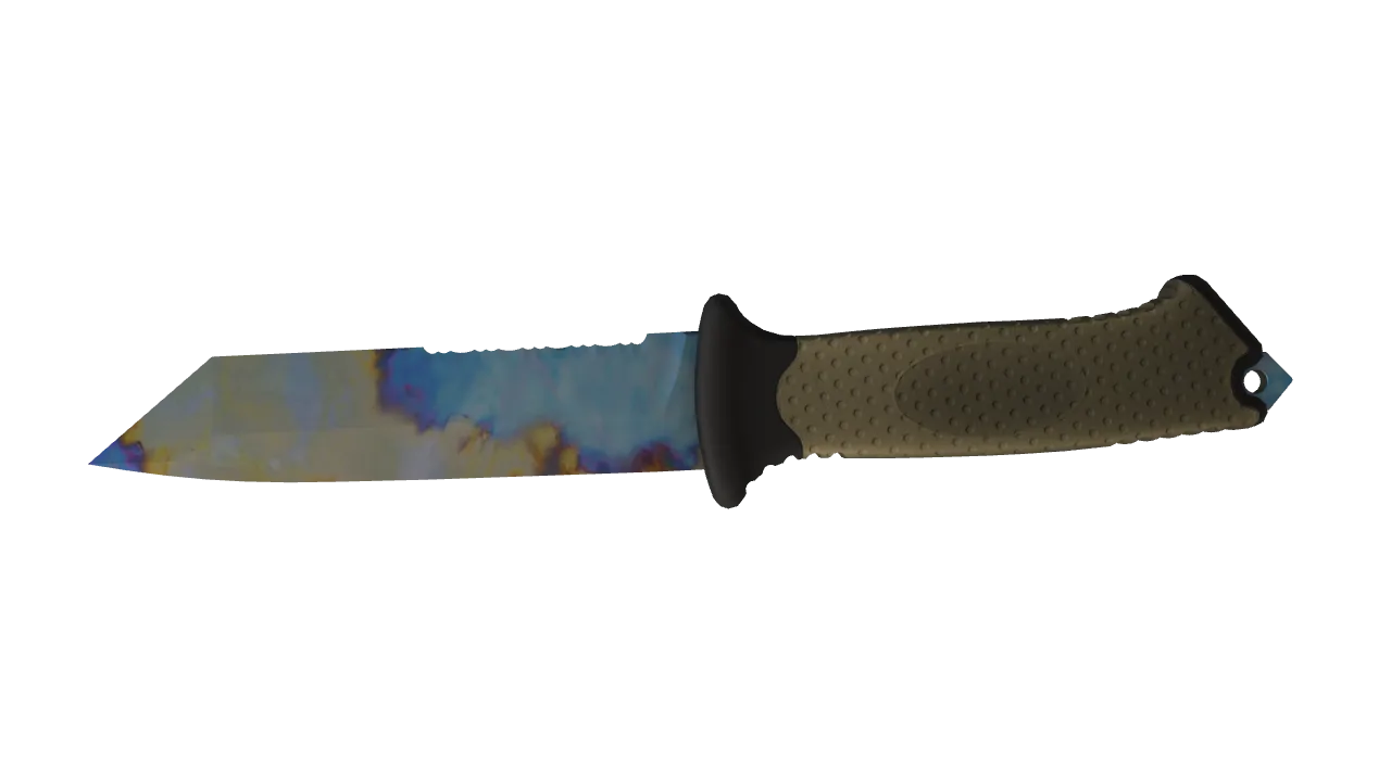 Ursus Knife | Case Hardened seed #55, back