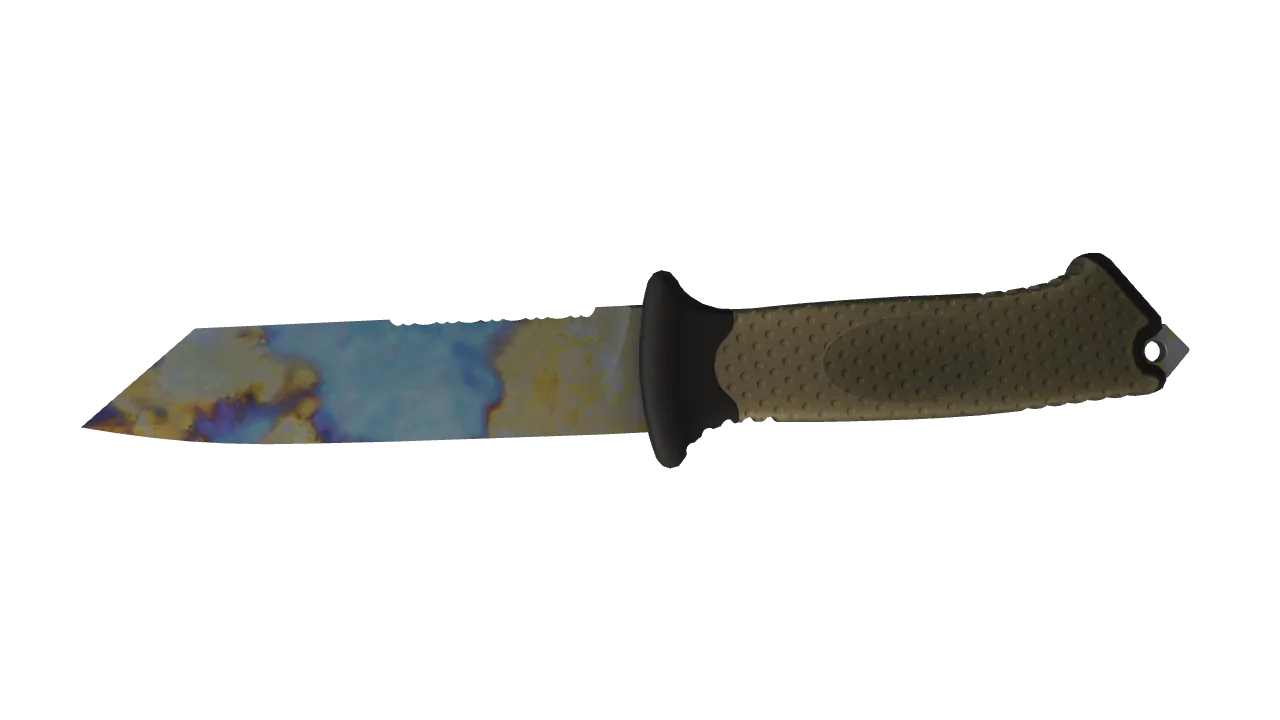 Ursus Knife | Case Hardened seed #556, back