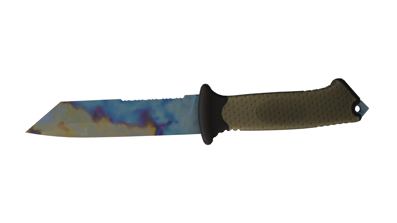 Ursus Knife | Case Hardened seed #56, back