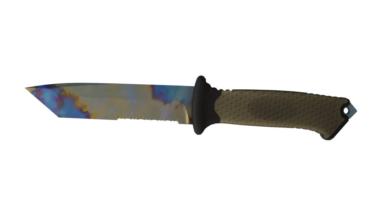 Ursus Knife | Case Hardened seed #56, front