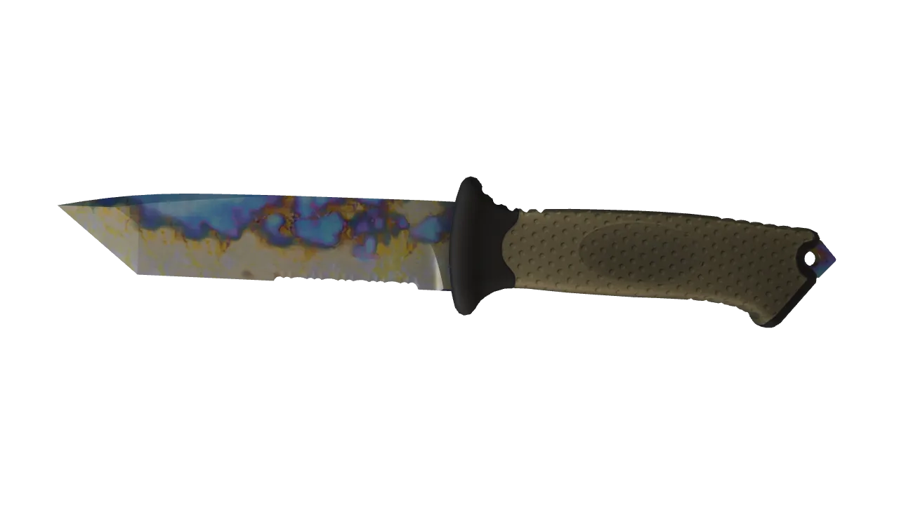 Ursus Knife | Case Hardened seed #575, front