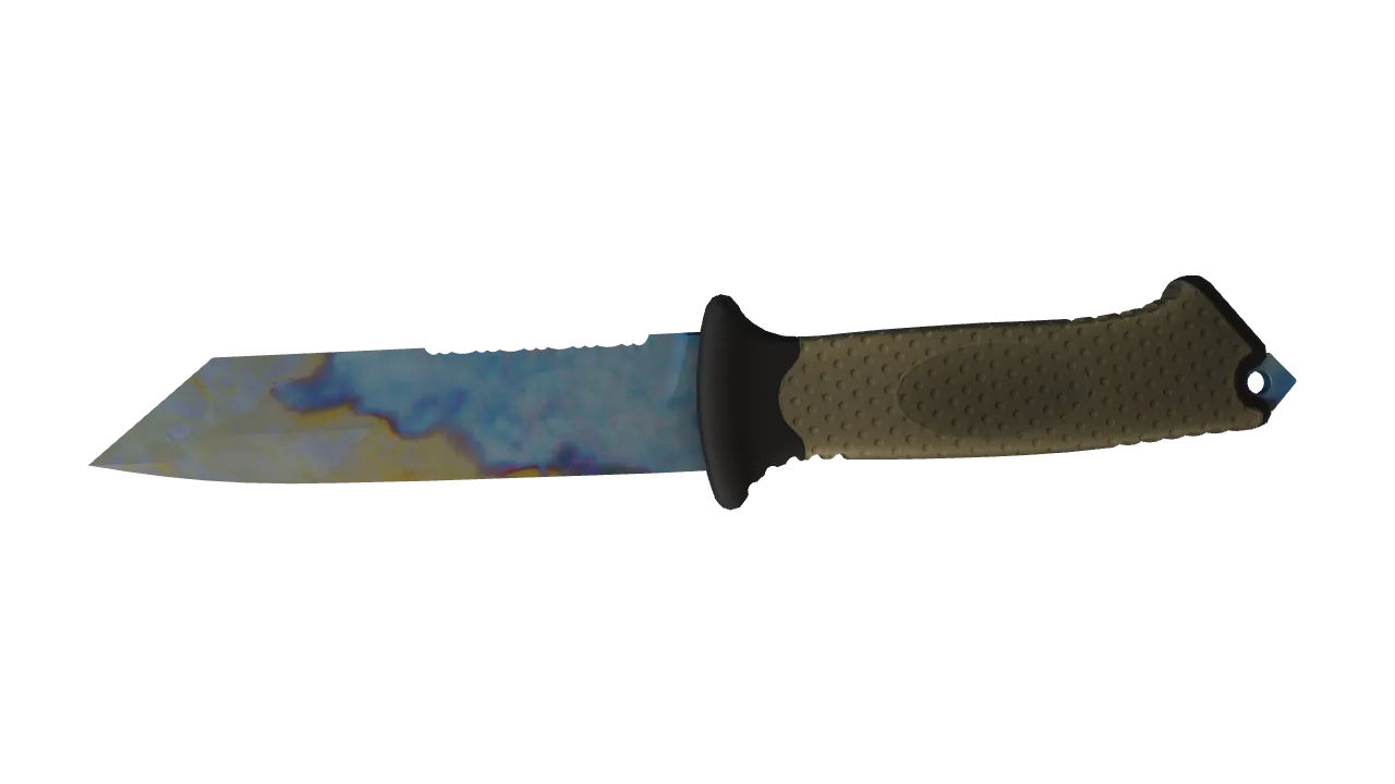 Ursus Knife | Case Hardened seed #576, back