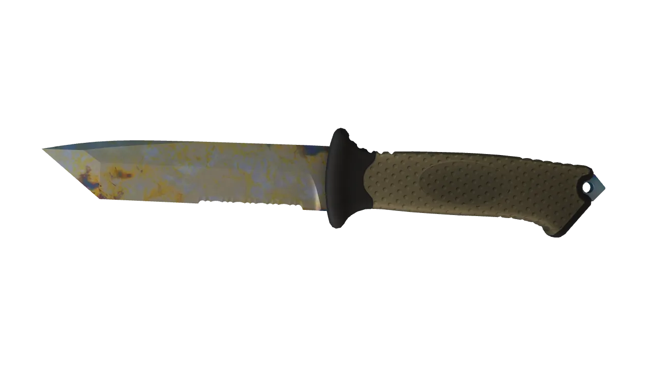 Ursus Knife | Case Hardened seed #576, front