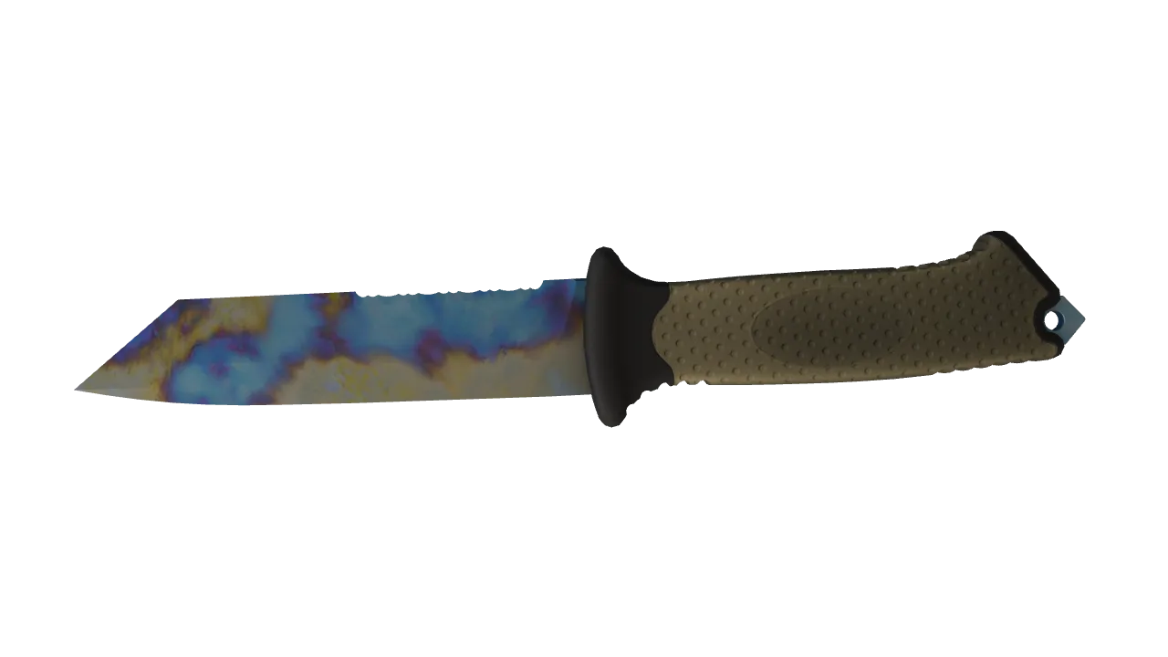 Ursus Knife | Case Hardened seed #609, back