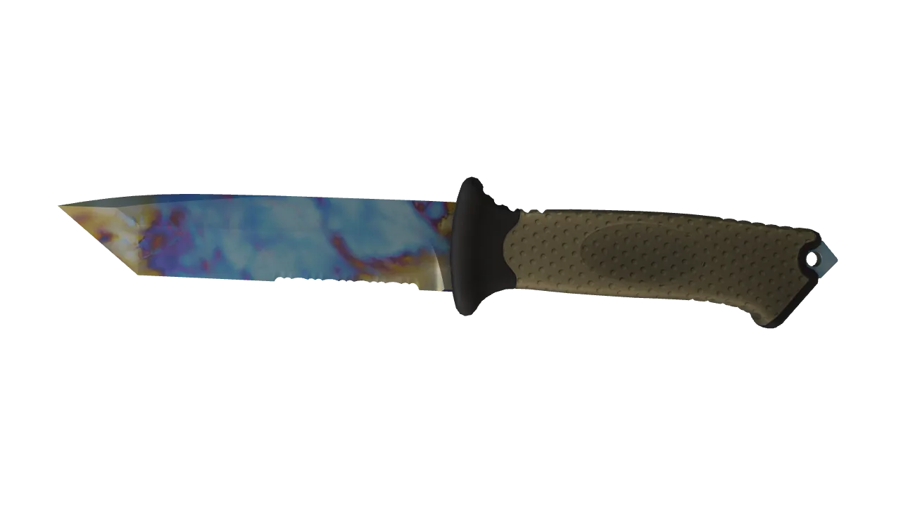 Ursus Knife | Case Hardened seed #612, front