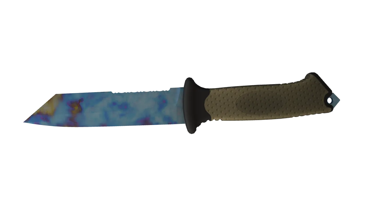 Ursus Knife | Case Hardened seed #618, back