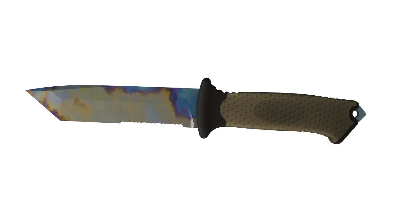 Ursus Knife | Case Hardened seed #618, front