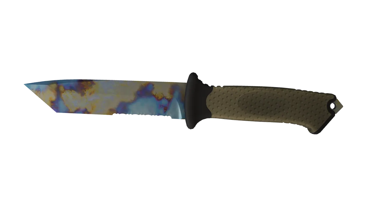 Ursus Knife | Case Hardened seed #622, front