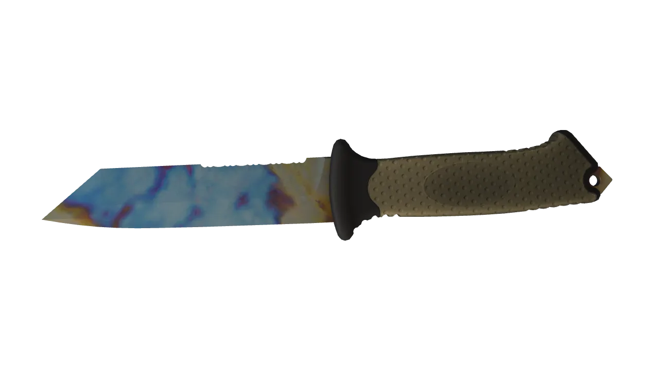 Ursus Knife | Case Hardened seed #631, back