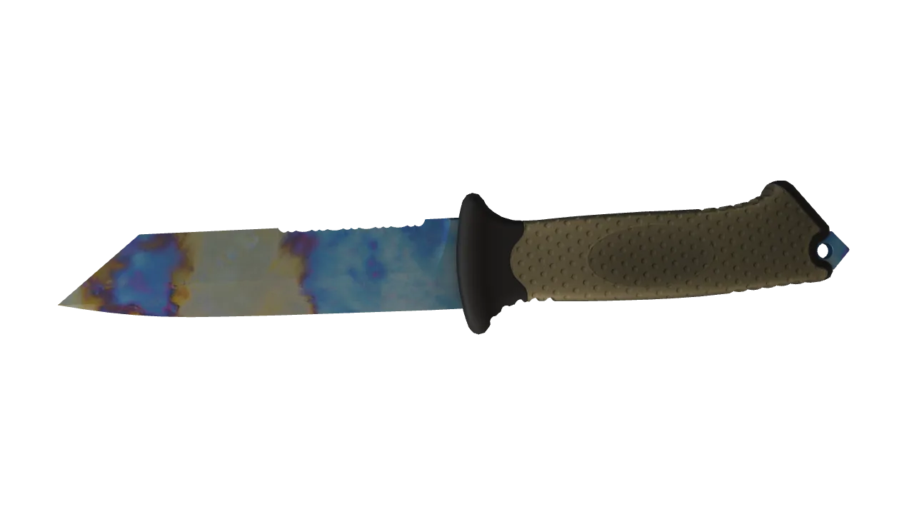Ursus Knife | Case Hardened seed #633, back