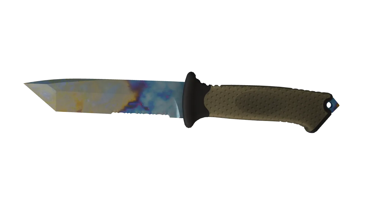 Ursus Knife | Case Hardened seed #633, front