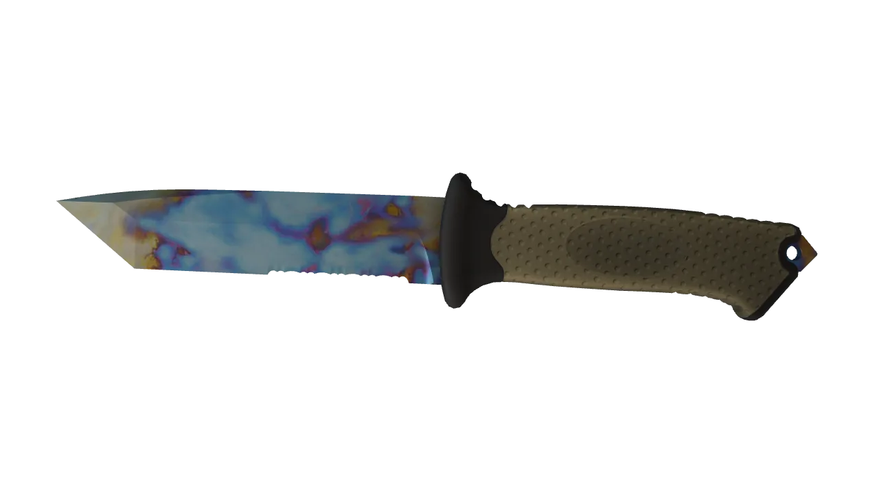 Ursus Knife | Case Hardened seed #642, front