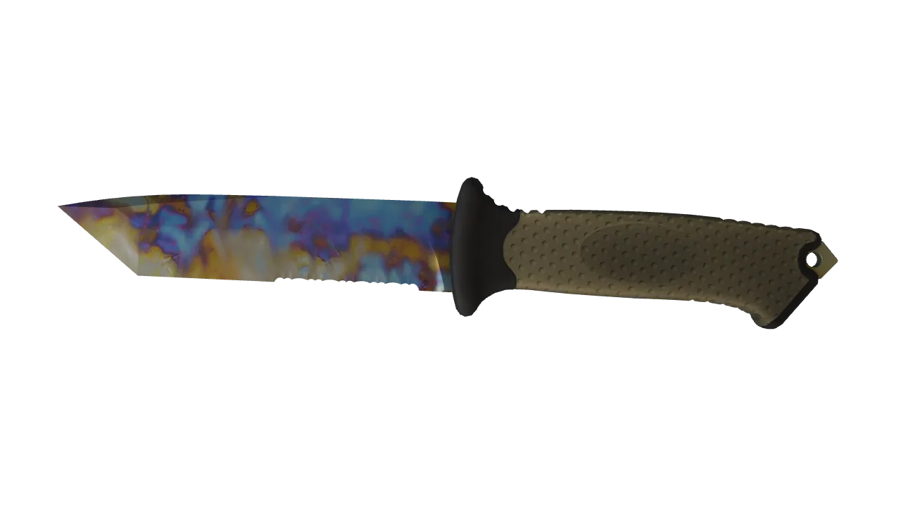 Ursus Knife | Case Hardened seed #643, front